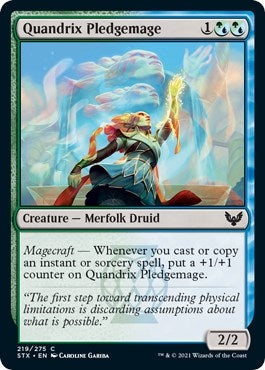 Image for Quandrix Pledgemage (219) [Strixhaven: School of Mages]