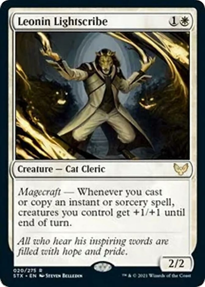 Image for Leonin Lightscribe (20) [Strixhaven: School of Mages]