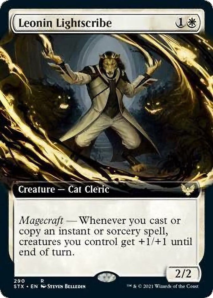 Image for Leonin Lightscribe (Extended Art) (290) [Strixhaven: School of Mages]