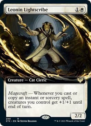 Image for Leonin Lightscribe (Extended Art) (290) [Strixhaven: School of Mages]