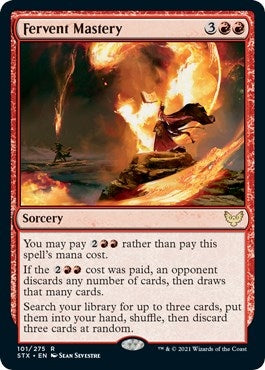 Image for Fervent Mastery (101) [Strixhaven: School of Mages]