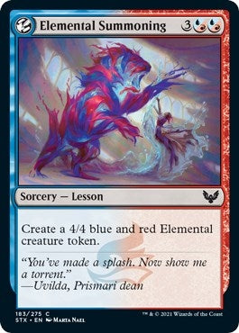 Image for Elemental Summoning (183) [Strixhaven: School of Mages]