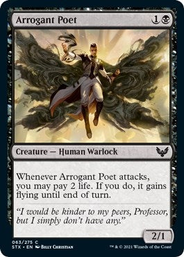 Image for Arrogant Poet (63) [Strixhaven: School of Mages]