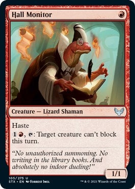 Image for Hall Monitor (105) [Strixhaven: School of Mages]