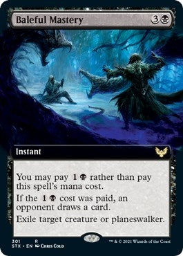Image for Baleful Mastery (Extended Art) (301) [Strixhaven: School of Mages]