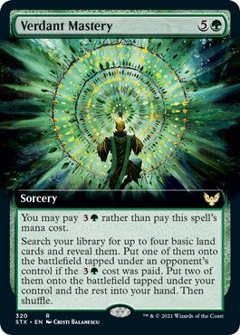 Image for Verdant Mastery (Extended Art) (320) [Strixhaven: School of Mages]