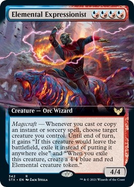 Image for Elemental Expressionist (Extended Art) (342) [Strixhaven: School of Mages]
