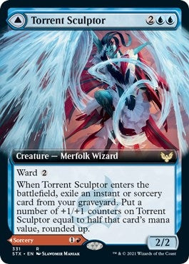 Image for Torrent Sculptor (Extended Art) (331) [Strixhaven: School of Mages]