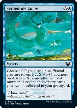 Image for Serpentine Curve (52) [Strixhaven: School of Mages]