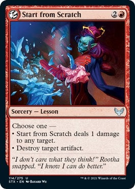 Image for Start from Scratch (114) - Magic: The Gathering