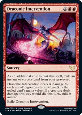 Image for Draconic Intervention (96) [Strixhaven: School of Mages]