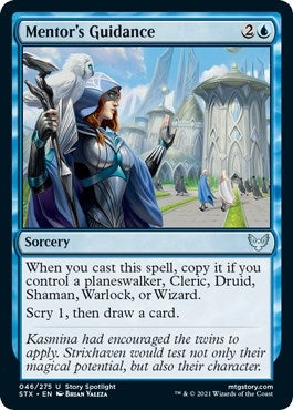 Image for Mentor's Guidance (46) [Strixhaven: School of Mages]