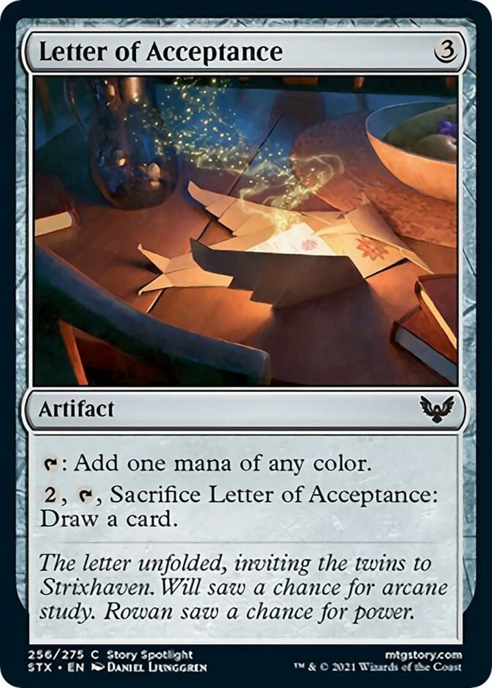 Image for Letter of Acceptance (256) [Strixhaven: School of Mages]