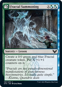 Image for Fractal Summoning (187) [Strixhaven: School of Mages]