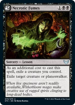 Image for Necrotic Fumes (78) [Strixhaven: School of Mages]