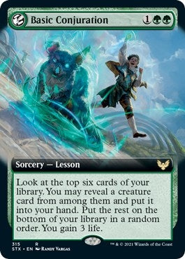 Image for Basic Conjuration (Extended Art) (315) [Strixhaven: School of Mages]