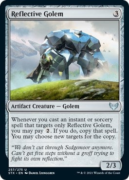 Image for Reflective Golem (257) [Strixhaven: School of Mages]