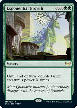 Image for Exponential Growth (130) [Strixhaven: School of Mages]