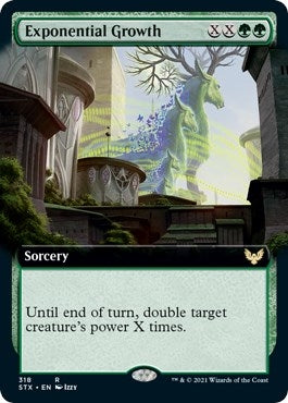 Image for Exponential Growth (Extended Art) (318) [Strixhaven: School of Mages]