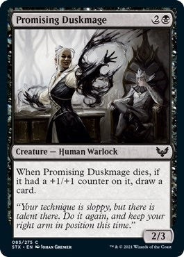 Image for Promising Duskmage (85) - Magic: The Gathering