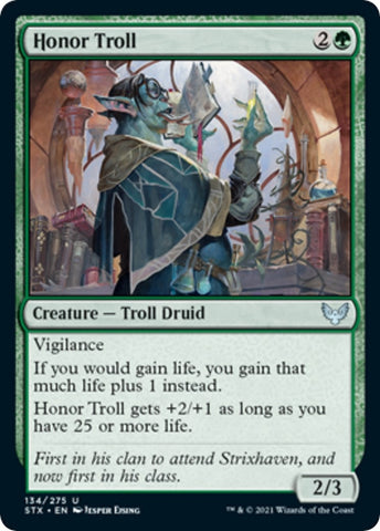 Image for Honor Troll (134) [Strixhaven: School of Mages]