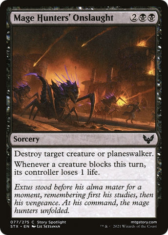 Image for Mage Hunters' Onslaught (77) [Strixhaven: School of Mages]