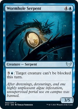 Image for Wormhole Serpent (62) [Strixhaven: School of Mages]