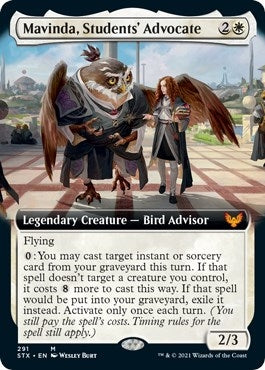 Image for Mavinda, Students' Advocate (Extended Art) (291) [Strixhaven: School of Mages]