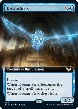 Image for Dream Strix (Extended Art) (296) [Strixhaven: School of Mages]