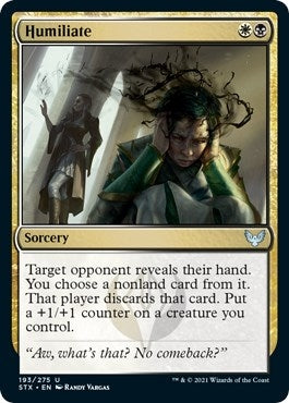 Image for Humiliate (193) [Strixhaven: School of Mages]