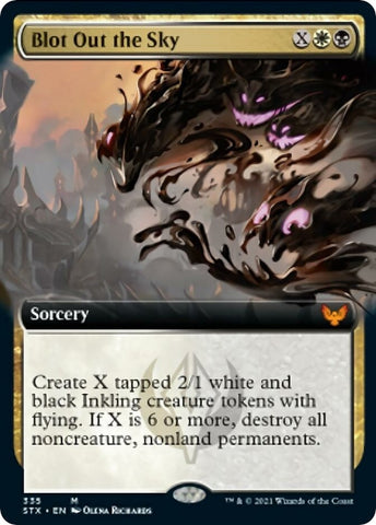 Image for Blot Out the Sky (Extended Art) (335) [Strixhaven: School of Mages]