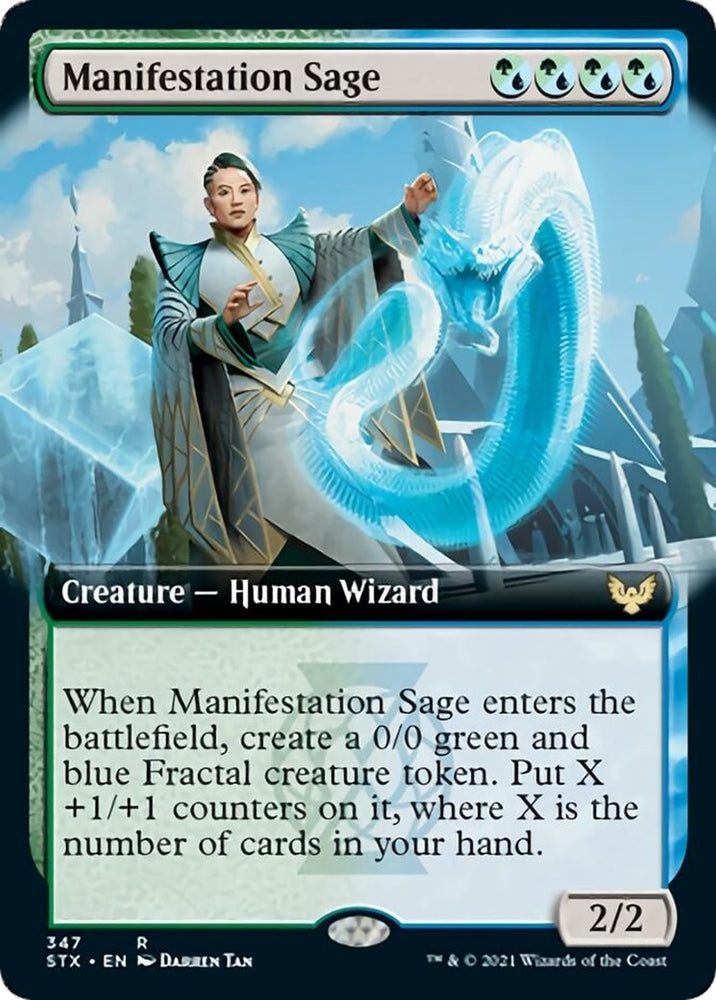 Image for Manifestation Sage (Extended Art) (347) [Strixhaven: School of Mages]
