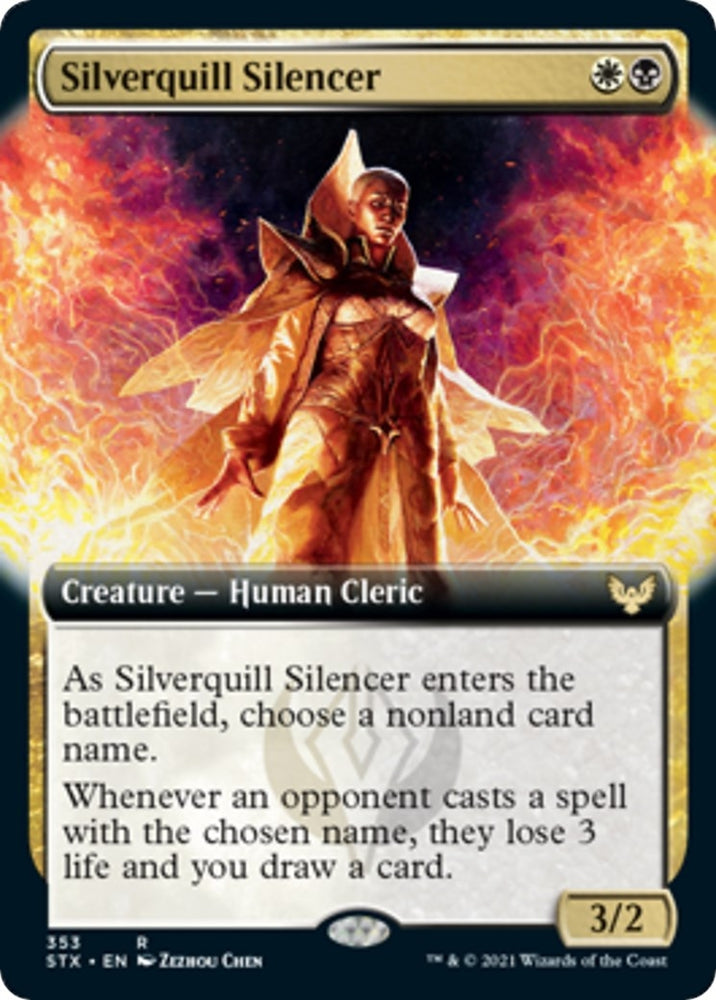 Image for Silverquill Silencer (Extended Art) (353) - Magic: The Gathering