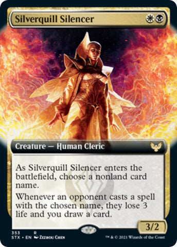 Image for Silverquill Silencer (Extended Art) (353) - Magic: The Gathering