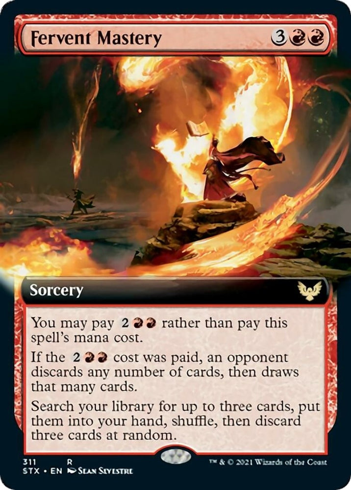 Image for Fervent Mastery (Extended Art) (311) [Strixhaven: School of Mages]