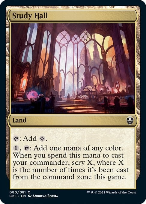 Image for Study Hall (80) [Commander 2021]