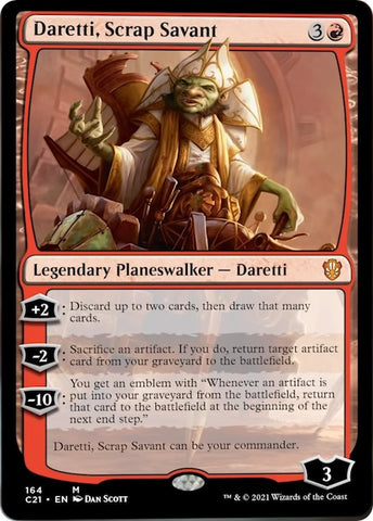 Image for Daretti, Scrap Savant (164) [Commander 2021]