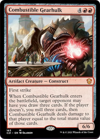 Image for Combustible Gearhulk (163) [Commander 2021]