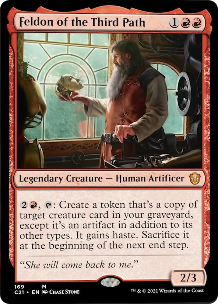 Image for Feldon of the Third Path (169) [Commander 2021]