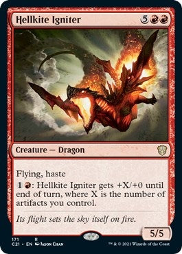 Image for Hellkite Igniter (171) [Commander 2021]