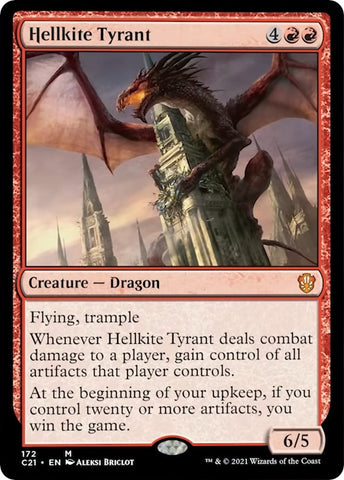 Image for Hellkite Tyrant (172) [Commander 2021]