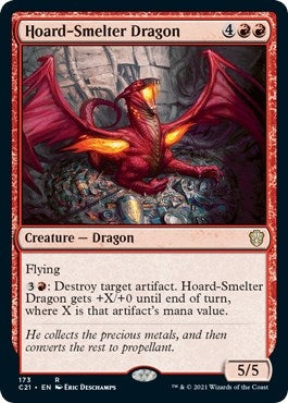Image for Hoard-Smelter Dragon (173) [Commander 2021]