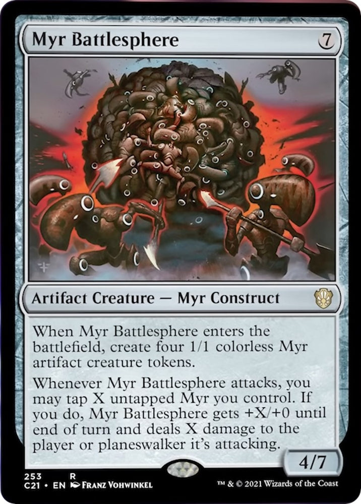 Image for Myr Battlesphere (253) [Commander 2021]