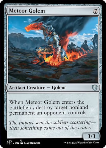 Image for Meteor Golem (250) [Commander 2021]