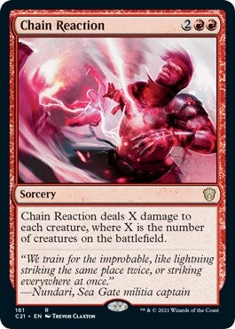 Image for Chain Reaction (161) [Commander 2021]