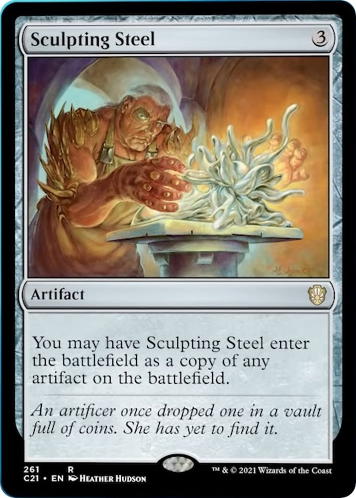 Image for Sculpting Steel (261) [Commander 2021]