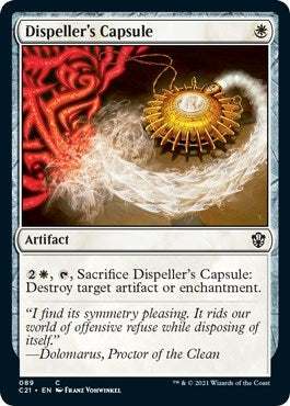 Image for Dispeller's Capsule (89) [Commander 2021]