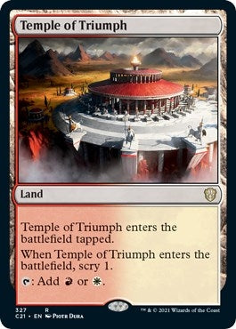 Image for Temple of Triumph (327) [Commander 2021]