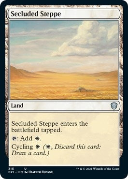 Image for Secluded Steppe (315) [Commander 2021]