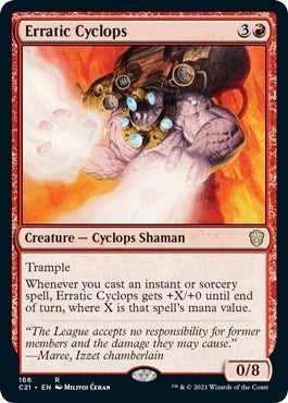 Image for Erratic Cyclops (166) [Commander 2021]